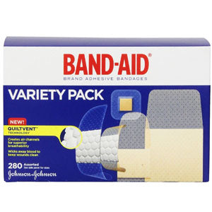 Band-Aid Brand Adhesive Bandages Variety Pack 280 (BX)