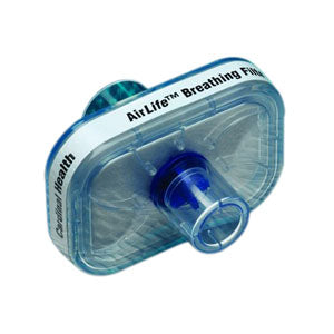 AirLife High Efficiency Respiratory Filter with Diffuser, 22/15mm Male/Female and 22mm Female ISO Connectors 50 (CA)