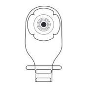 Ultramax Deep Large Flange on Standard Size Drainable Pouch Cut-To-Fit Starter Hole 1/2