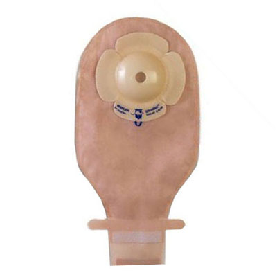 Ultramax Deep Drainable Pouch Aquatack Barrier and Kwick-Klose II Fastener 7/8" Pre-Cut Stoma Opening, Opaque 5 (BX)