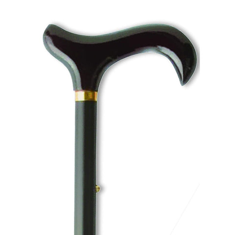 Travel Folding Cane with Slim Line Handle, Black 1 (EA)