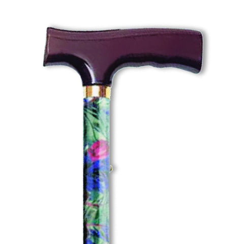 Travel Folding Cane, Summer Garden 1 (EA)