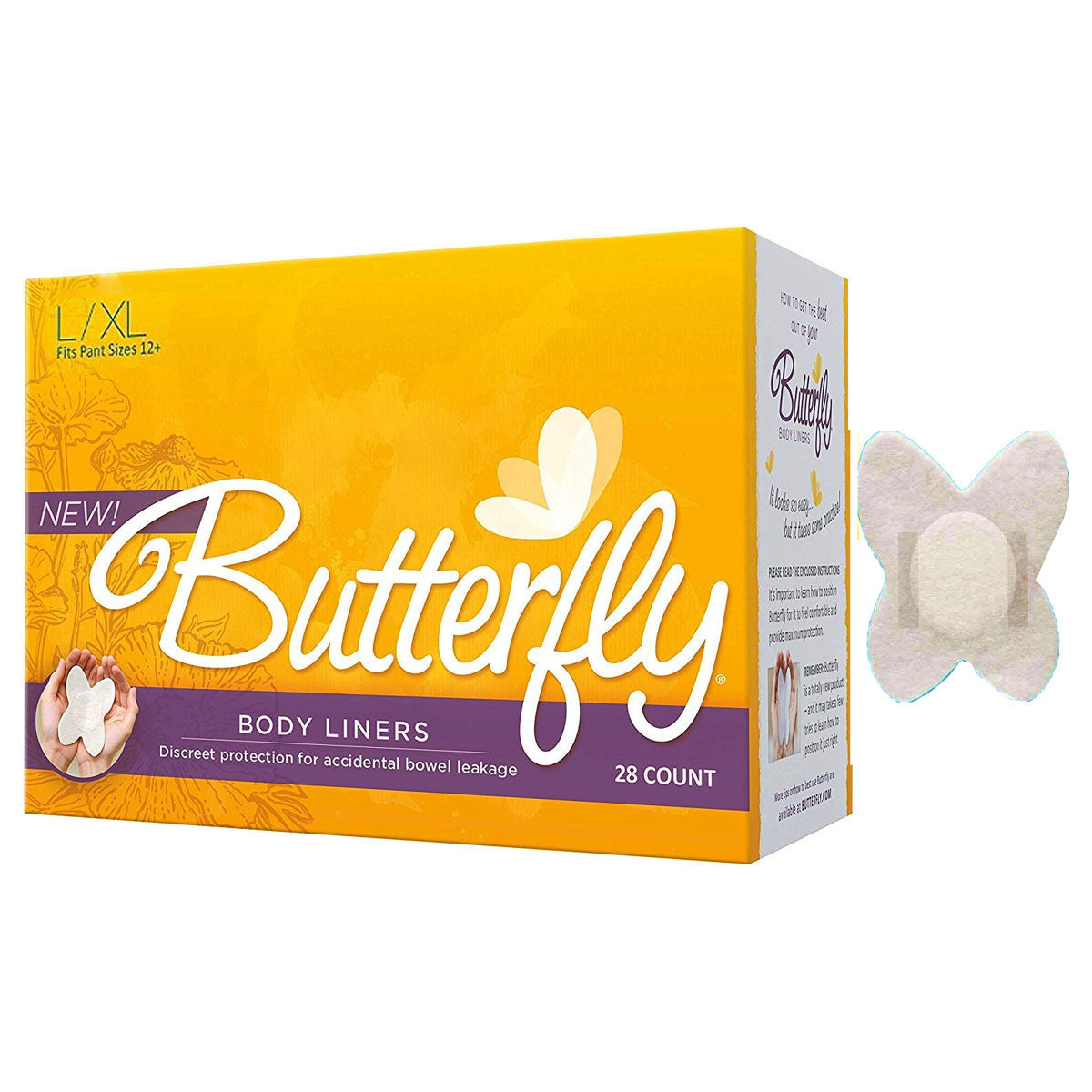 Butterfly Body Patches, L/XL 28 (PK)
