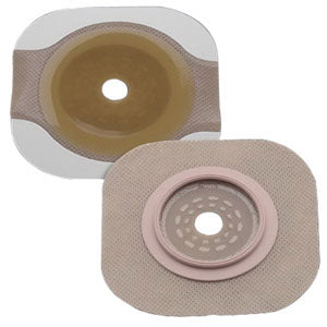 New Image 2-Piece Cut-to-Fit Flat FlexWear (Standard Wear) Skin Barrier 3-1/2" Opening, 4" Flange Size 5 (BX)