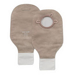 New Image 2-Piece Drainable Pouch 2-1/4" with Filter, Beige 10 (BX)