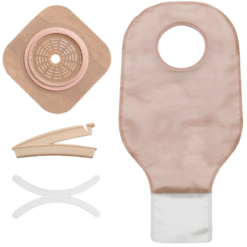 New Image Two-piece Drainable Colostomy/Ileostomy Kit 3-1/2"" 5 (BX)