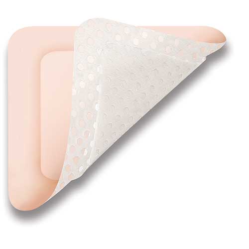 Restore Foam Dressing with Silicone and Border Dressing 3.5" x 3.5" 10 (BX)