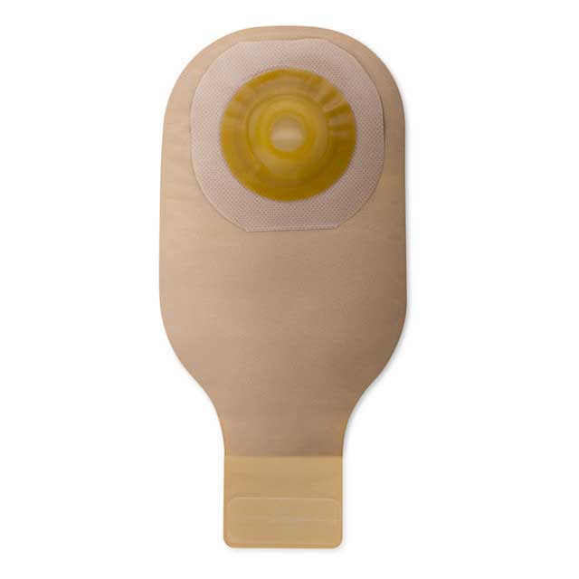 Premier Convex Flextend Drain Pouch with Belt Tab and Tape Border, Transparent Lock n Roll 5 (BX)