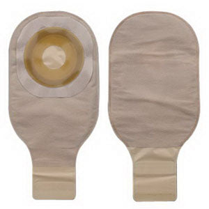 Premier 1-Piece Drainable Pouch Precut 1" with Flextend Barrier, Beige 10 (BX)