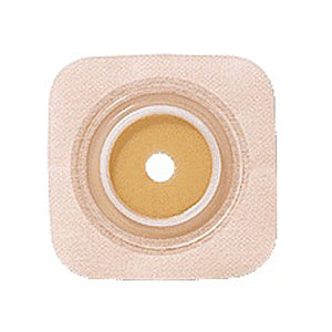Sur-fit Natura Stomahesive Cut-to-fit Flexible Wafer 4" x 4" Flange 1-1/4" Tan 10 (BX)