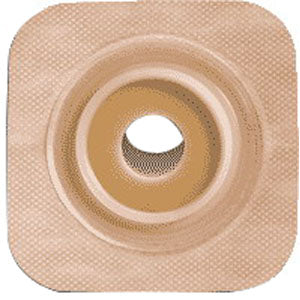 Sur-fit Natura Stomahesive Flexible Pre-cut Wafer 4" x 4" Stoma 1" 10 (BX)