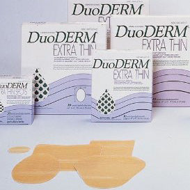 DuoDerm Extra Thin Hydrocolloid Dressing 1-3/4" x 1-1/2" Oval Spot 20 (BX)