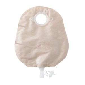 Natura + Urostomy Pouch with Soft Tap, Transparent with 1-sided Comfort Panel, 1 3/4