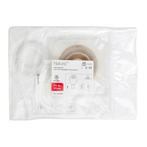 Natura Urostomy Post-Operative Kit, 2-3/4" Stomahesive Cut-To-Fit Barrier, Transparent with InvisiClose Closure, Sterile 5 (BX)