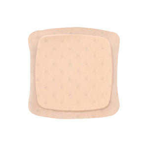 AQUACEL Ag Foam Adhesive Dressing 5" x 5", 3.3" x 3.3" Pad Size 10 (BX)