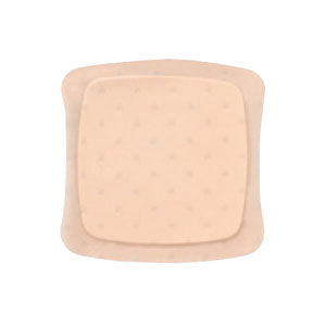 AQUACEL Ag Foam Adhesive Dressing  7" x 7", 5.3" x 5.3" Pad Size 10 (BX)