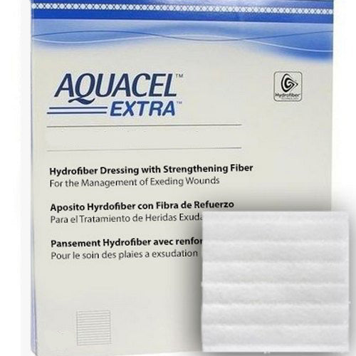 Aquacel Extra 2" X 2" Hydrofiber Wound Dressing 10 (BX)