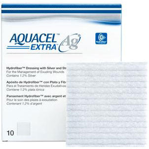 AQUACEL Ag Extra Hydrofiber Dressing, 2