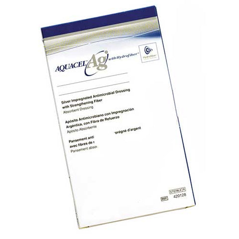 AQUACEL Ag Extra Hydrofiber Antimicrobial Dressing, 6
