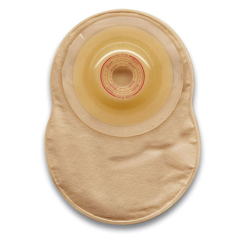 Convatec Esteem+ Flex Convex 1-Piece Closed-End Pouch, V1 Plateau, Cut-to-Fit 13/16" - 1-11/16" 30 (BX)
