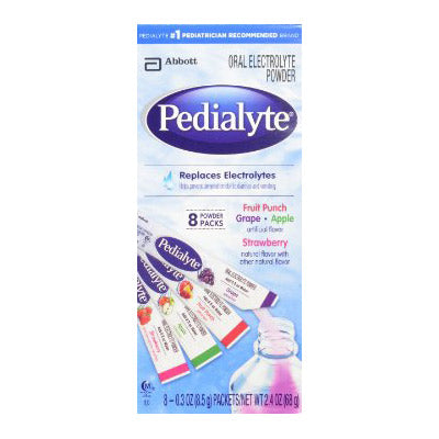 Pedialyte Powder Pack 4 Flavor Variety 0.3 oz Stick, 8 oz. 1 (EA)