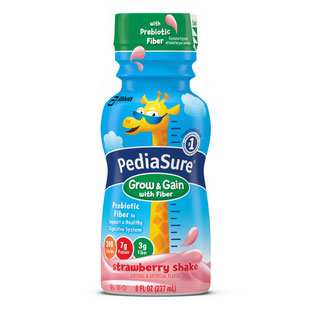 Pediasure Grow & Gain with Fiber Strawberry Retail 8 oz. Bottle 1 (EA)