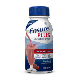 Ensure Plus Strawberry Retail 8oz. Bottle 24 (CA)