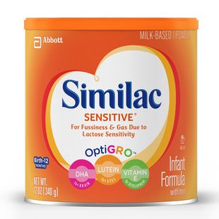 Similac Sensitive OptiGRO Powder 12.0 oz. 6 (CA)