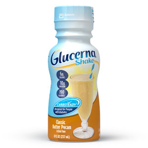 Glucerna Shake Butter Pecan Retail 8oz. Bottle 6 (PK)