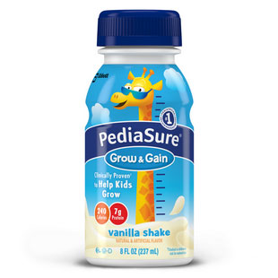 Pediasure Grow & Gain Vanilla Retail 8 oz. Bottle 6 (PK)