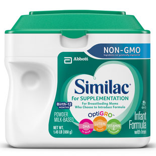 Similac For Supplementation Non-GMO Powder 1.45 Lb, Unflavored 1 (EA)