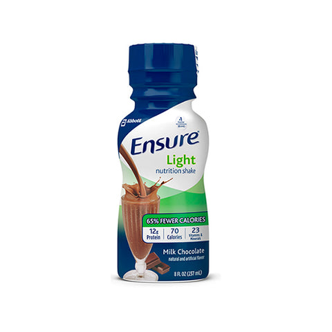 Ensure Light Nutrition Shake 8oz. Bottle, Chocolate 1 (EA)