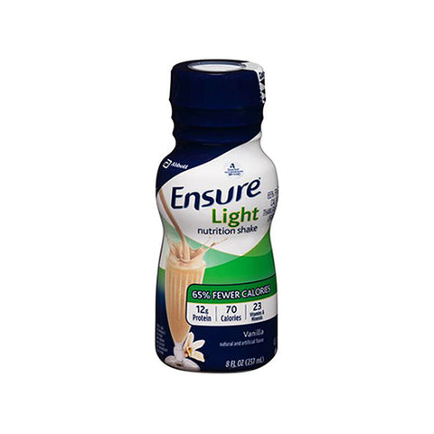 Ensure Light Nutrition Shake 8oz. Bottle, Vanilla 1 (EA)