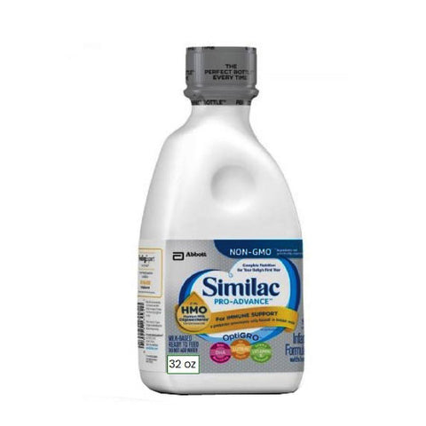 Similac Pro-Advance HMO Infant Formula with Iron, Ready-To-Feed, 32 Oz, Unflavored 1 (EA)