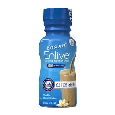 Ensure Enlive, Vanilla, 8 fl oz Retail Bottle 16 (CA)