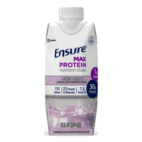 Ensure Max Protein, Mixed Berry, Ready-to-Drink, 11 oz. 4 (PK)
