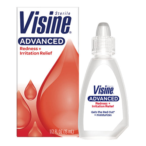 Visine Advanced Redness + Irritation Eye Relief Drops, 0.5 fl oz. bottle 1 (EA)