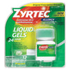 Zyrtec Allergy Liquid Gels, 10 mg Capsule, 25 Count 1 (EA)