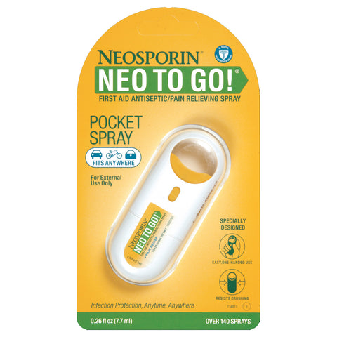 Neosporin Plus Pain NEO TO GO! First Aid Spray, 0.26 oz. 1 (EA)