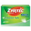 Zyrtec Allergy Dissolve Tablets, Citrus, 10 mg Capsule, 24 Count 1 (EA)