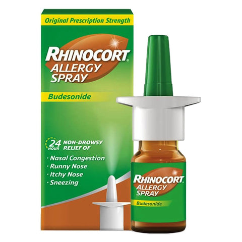 Rhinocort Allergy Nasal Spray, 120 Spray, 0.285 fl. oz. 1 (EA)