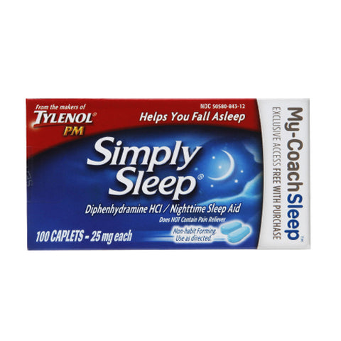 Simply Sleep Nighttime Sleep Aid, 25 mg 1 (EA)