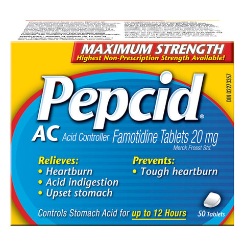 Maximum Strength PEPCID AC Tablets, 8 Count 1 (EA)