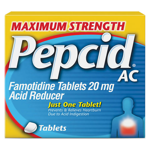 Maximum Strength PEPCID AC Tablets, 25 Count 1 (EA)