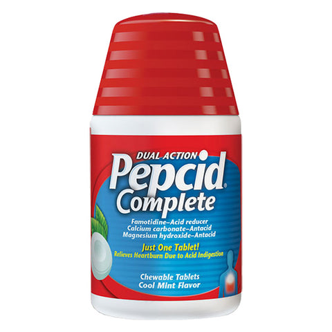 PEPCID COMPLETE Chewable Tablets, Mint, 25 Count 1 (EA)