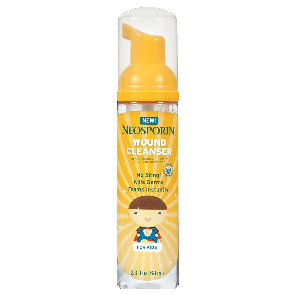 Neosporin Wound Cleanser Liquid Foam for Kids, 2.3 oz. 1 (EA)