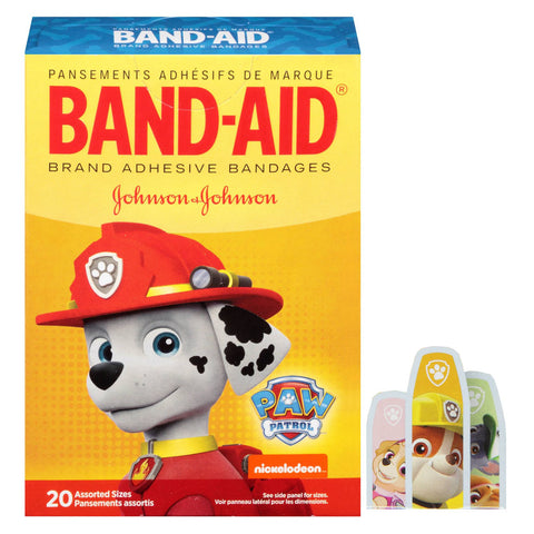 Band-Aid Decorative Paw Patrol Assorted 20 ct. 20 (BX)