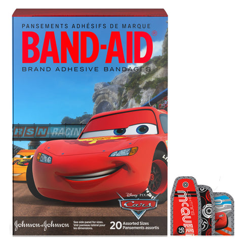 Band-Aid Decorative Cars Assorted 20 ct. 20 (BX)