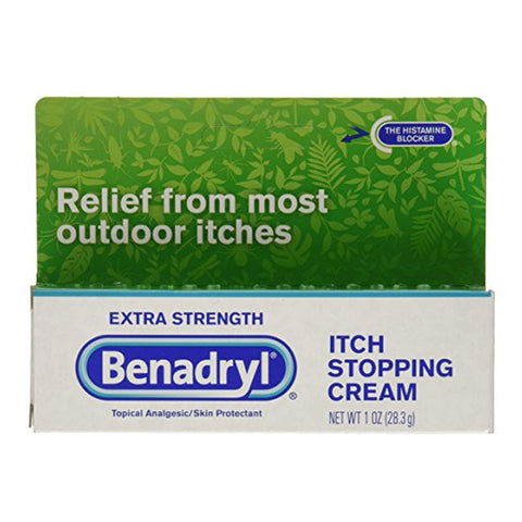 Benadryl Itch Stopping Cream, Extra Strength, 1 oz 1 (EA)