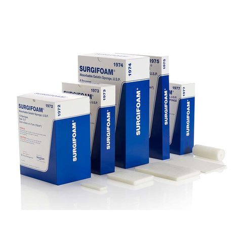 Surgifoam Absorbable Gelatin Sponge 8-1/2cm x 12cm x 10 mm 36 (CA)